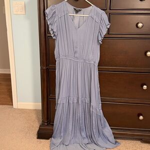 Simply Vera Vera Wang long blue flowing dress size large